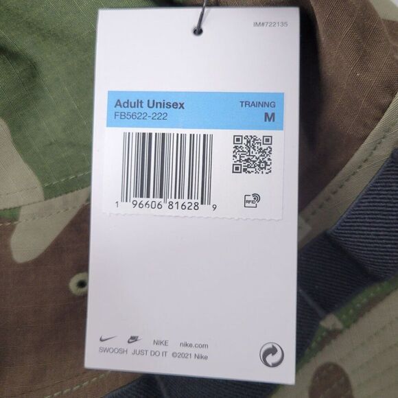 Nike Dri-Fit Apex Bucket Hat Camo Print Size Medium Boonie Cap Adult Unisex NEW - Picture 11 of 13